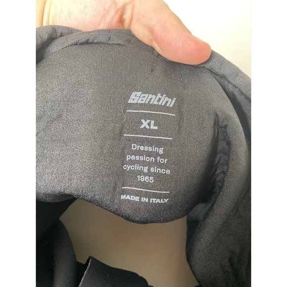 Men’s size XL Santini x UCI Groove athletic Jacket full Zip black mock neck - Picture 8 of 9